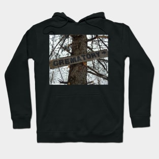 Spooky Crematory Sign Post Hoodie